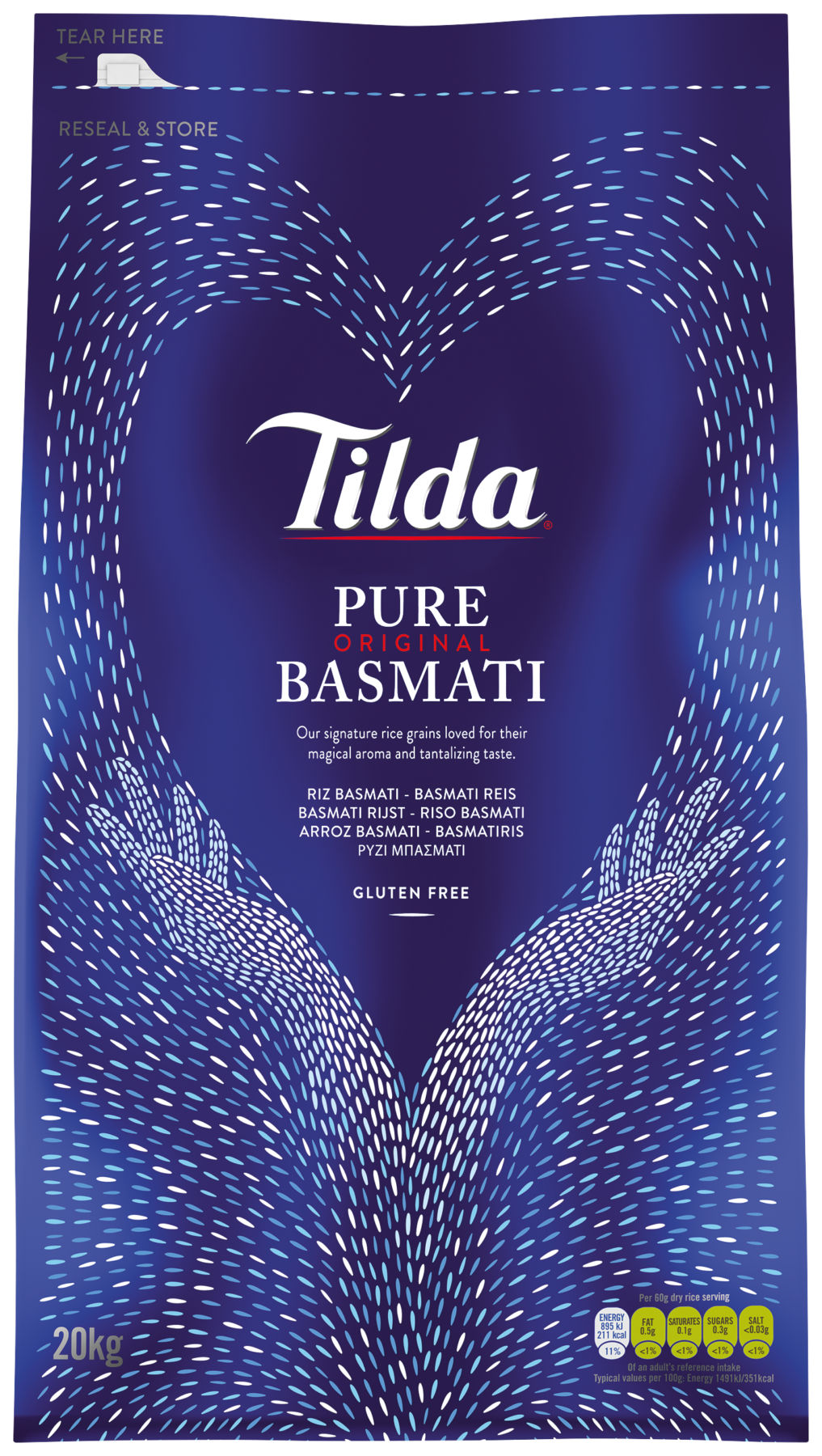Tilda Pure Basmati Reis 20kg